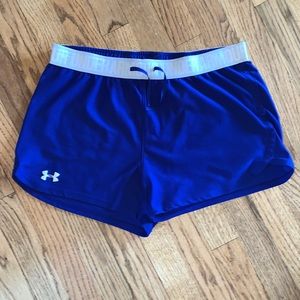 Under Armour Royal Blue Athletic Shorts Size Medium